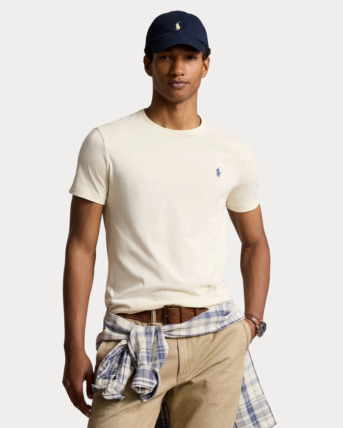 POLO CREAM T-SHIRT