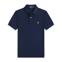 Royal blue – yellow label